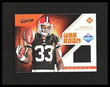 2012 Trent Richardson Rookie Card Patch - Panini Absolute War Room #35 Browns. rookie card picture