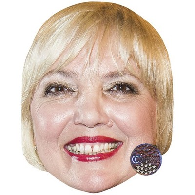 Claudia Roth (Smile) Celebrity Mask, Flat Card Face, Fancy Dress Mask