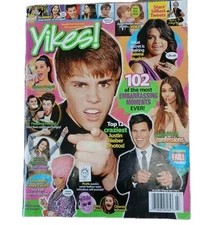 Yikes! Magazine July 2011 Bieber Selena Lautner Gaga Jonas Minaj Teen Pop J-14