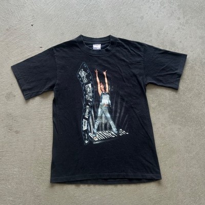 Vintage Britney Spears Live 2000 Shirt Adult Small Black Tour Concert