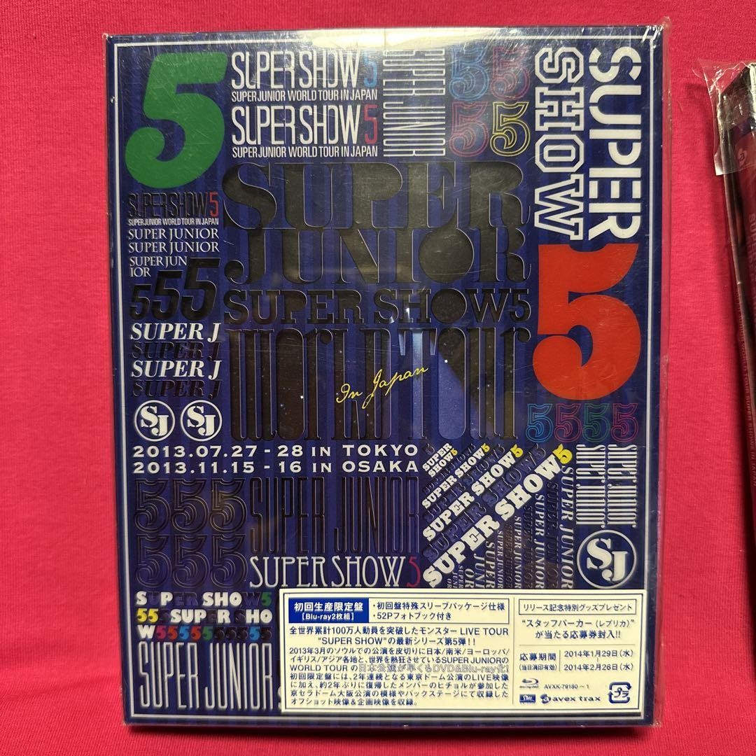 SUPERJUNIOR SUPERSHOW他 DVD blu-rayまとめ売り SUPER JUNIOR SUPER SHOW 4 5 6 Blu-ray Set Limited Edition