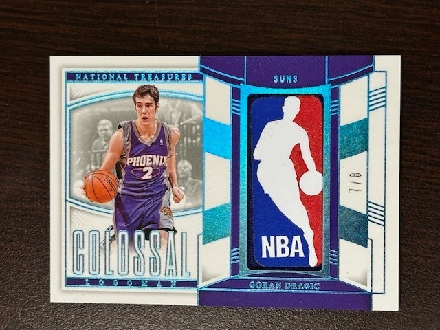 2024-25 National Treasures Goran Dragic Logoman Blue 7/8! WOW!