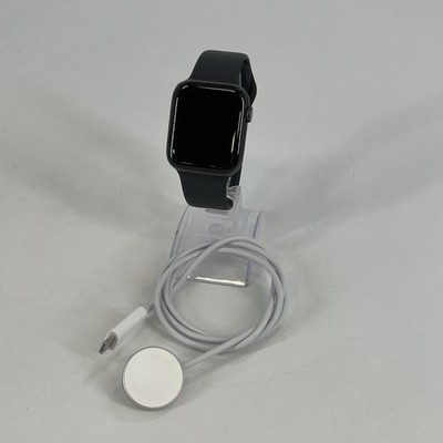 Apple Watch (Series 6) 44mm Space Gray Aluminum (LTE) w/ Black Sport - VERY GOOD