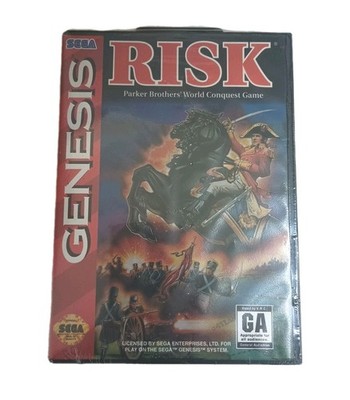 NEW Risk Parker Brothers World Conquest Game Sega Genesis Game Cartridge Sealed