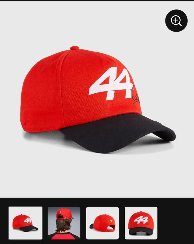 Unisex Puma Lewis Hamilton Red/Black Scuderia Ferrari Adjustable Hat 2026