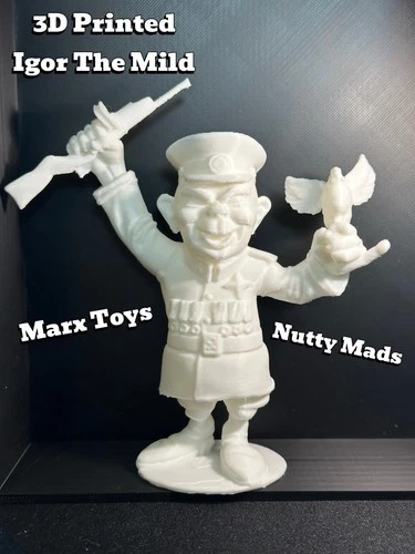 Igor The Mild Marx Nutty Mads General 3D Printed Figure