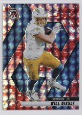 2025 Panini Mosaic Red Camo Mosaic Prizm Will Dissly #114 12u8