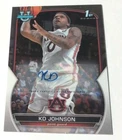 2022-23 1st Bowman University Chrome Auto Prospect Autographs KD Johnson