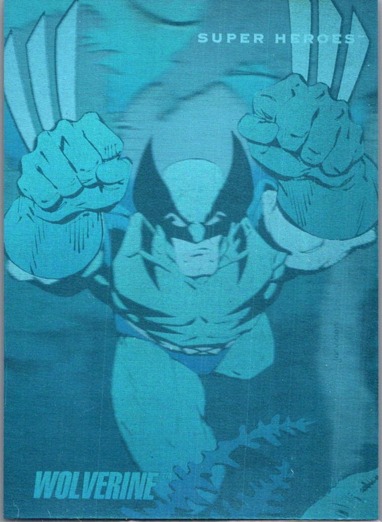1992 Impel Marvel Universe #H-3 Wolverine Holograms