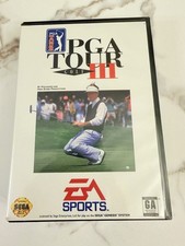 PGA Tour Golf III (Sega Genesis, 1994) EA Sports - Manual, Multiplayer