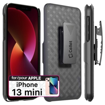 Holster Case Combo Cellet Premium  Shell Kickstand Case For IPhone 13 mini
