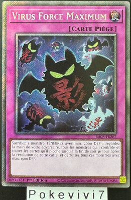 Yu-Gi-Oh! Karte VIRUS FORCE MAXIMUM RA03-FR267 PSR NEU