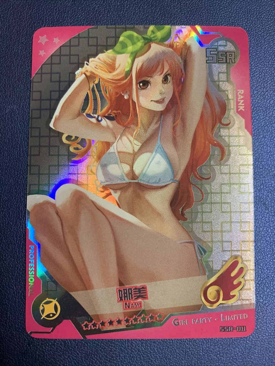 Anime One Piece Nami sexy character Greeting Card for Sale by