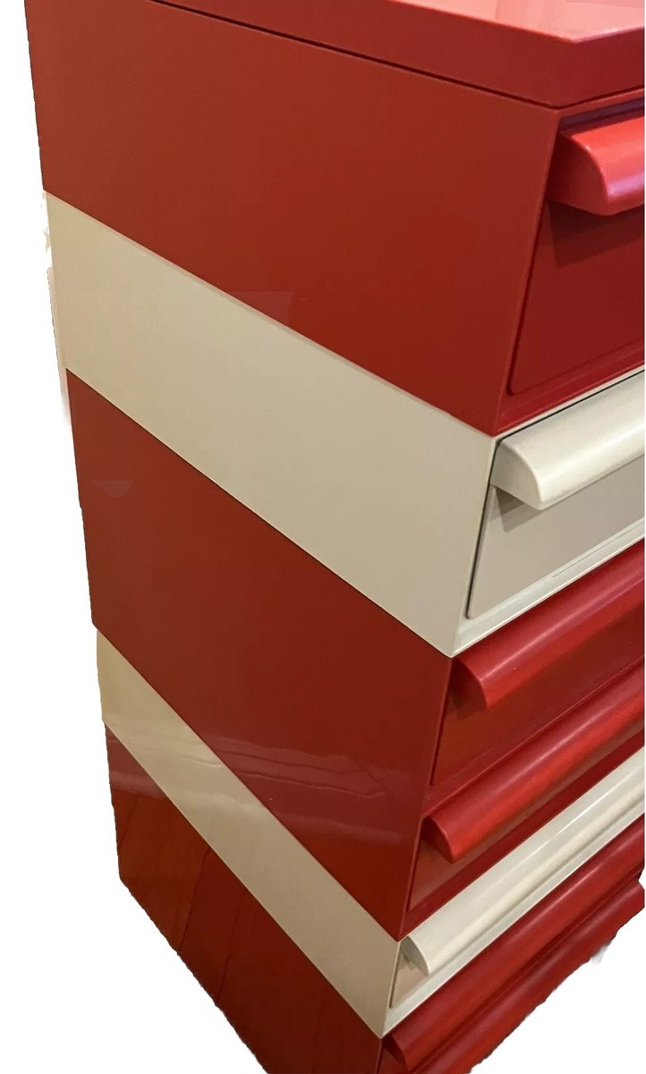 70年代 Kartell カルテル「4963」モデル　スペースエイジチェスト ⭐︎販売は9月6日まで⭐︎Kartell カルテル4963スペースエイジ