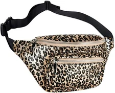 Bumbag Women Belt Bag Cute Geestock Leopard Sport Fanny Packs Leather 