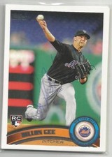 New York Mets DILLON GEE autographed 2011 Topps
