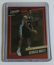 DERRICK WHITE - 2017-18 Prestige - MICRO ETCH RED RC - #28 - Spurs/Celtics