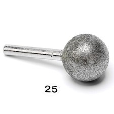 Diamond Grinding Bit 1'' inch 25mm Spherical Head Ball Round Burs 150 Grit