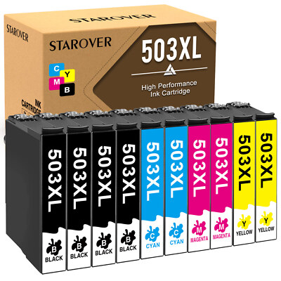 10 Druckerpatronen für 503XL Expression XP 5200 XP 5205 WF 2960DWF 2965DWF
