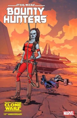 STAR WARS BOUNTY HUNTERS #37  CLONE WARS VARIANT MARVEL COMICS 2023 NM
