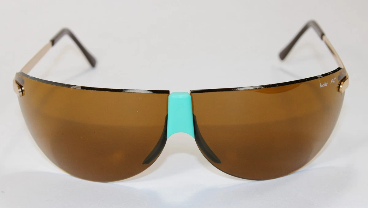 Lunettes De Soleil Vintage BOLLE 8378 'Glacier' - France Années 80, Taille Medium, Blanc, NOS
