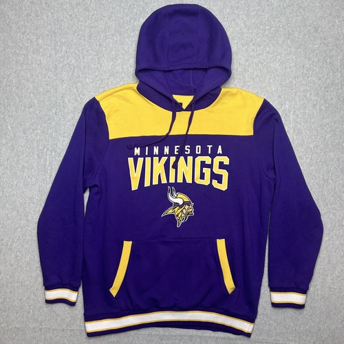 NFL Minnesota Vikings Sweatshirt Hoodie Gr. XL Lila Spell Out