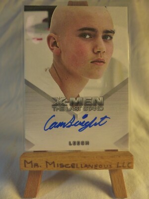 X3 X-Men III The Last Stand autograph card Cameron Bright Leech