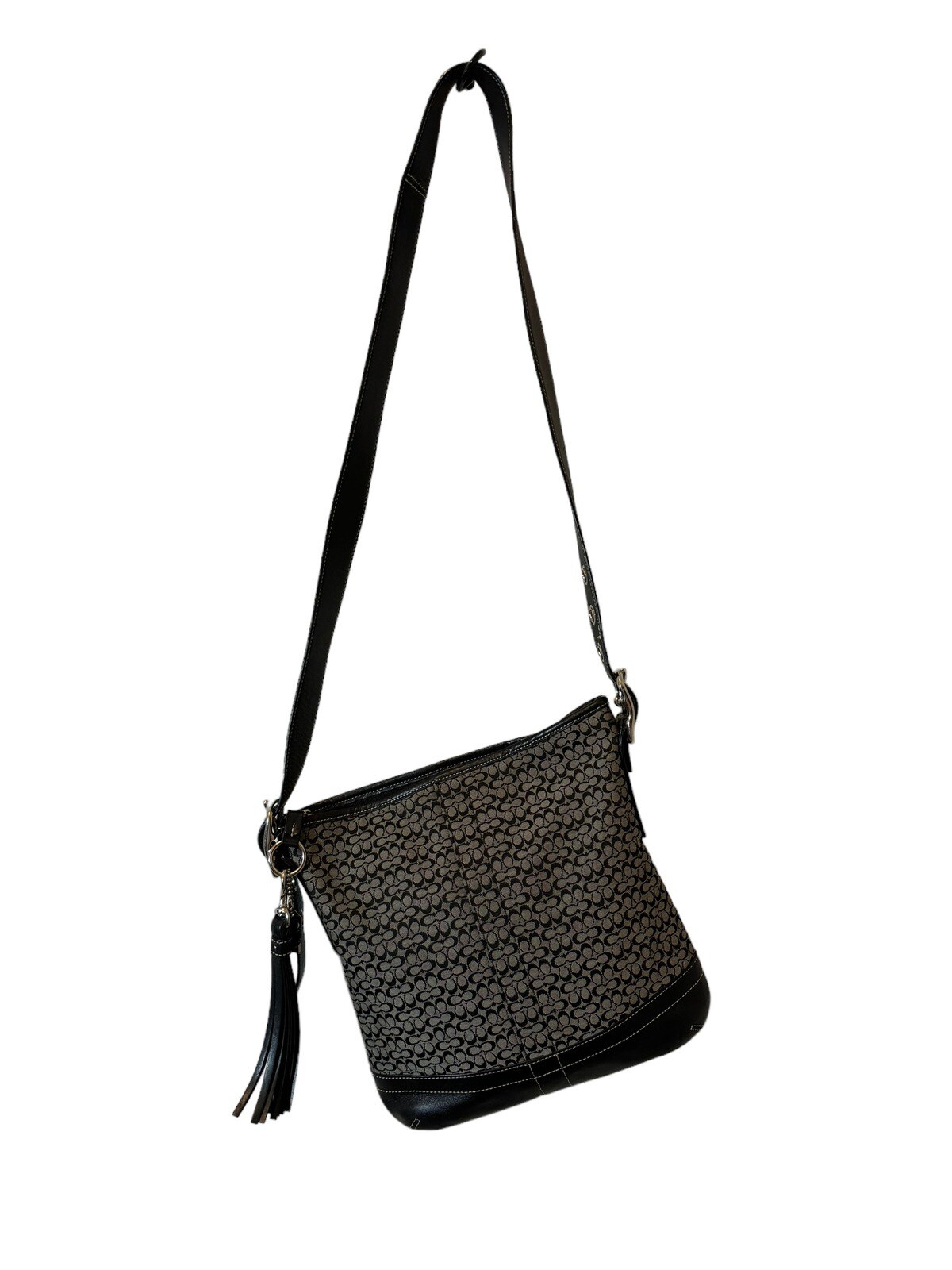 Coach Y2K Jacquard Shoulder Bag Signature Shoulder Ba… Gem