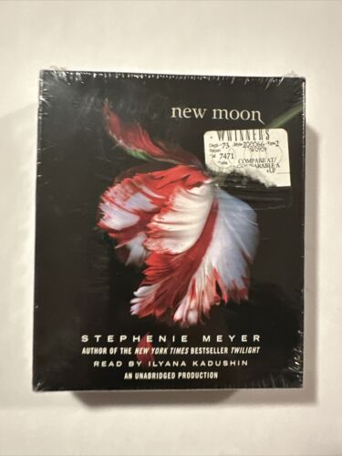 New Moon by Stephenie Meyer Aduio Book CD SEALED - 第 1/14 張圖片