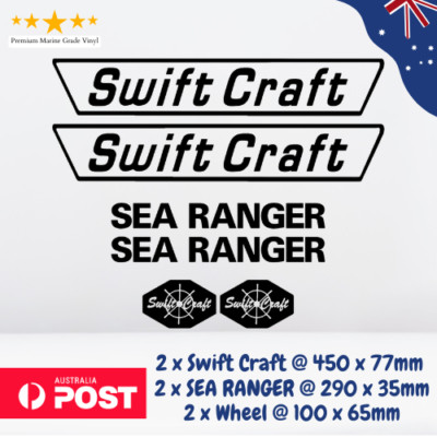 Lot De 6 Stickers Bateau Rapala – Autocollants Marine Multifix, Neufs