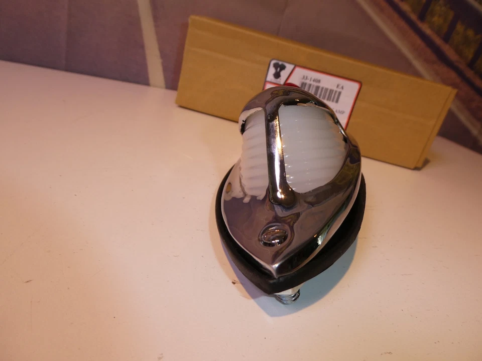 Harley Replica Side Car Fender Lamp Assembly UL EL FL 1936-57 V-Twin 33-1408 Y2 - Image 3 of 4