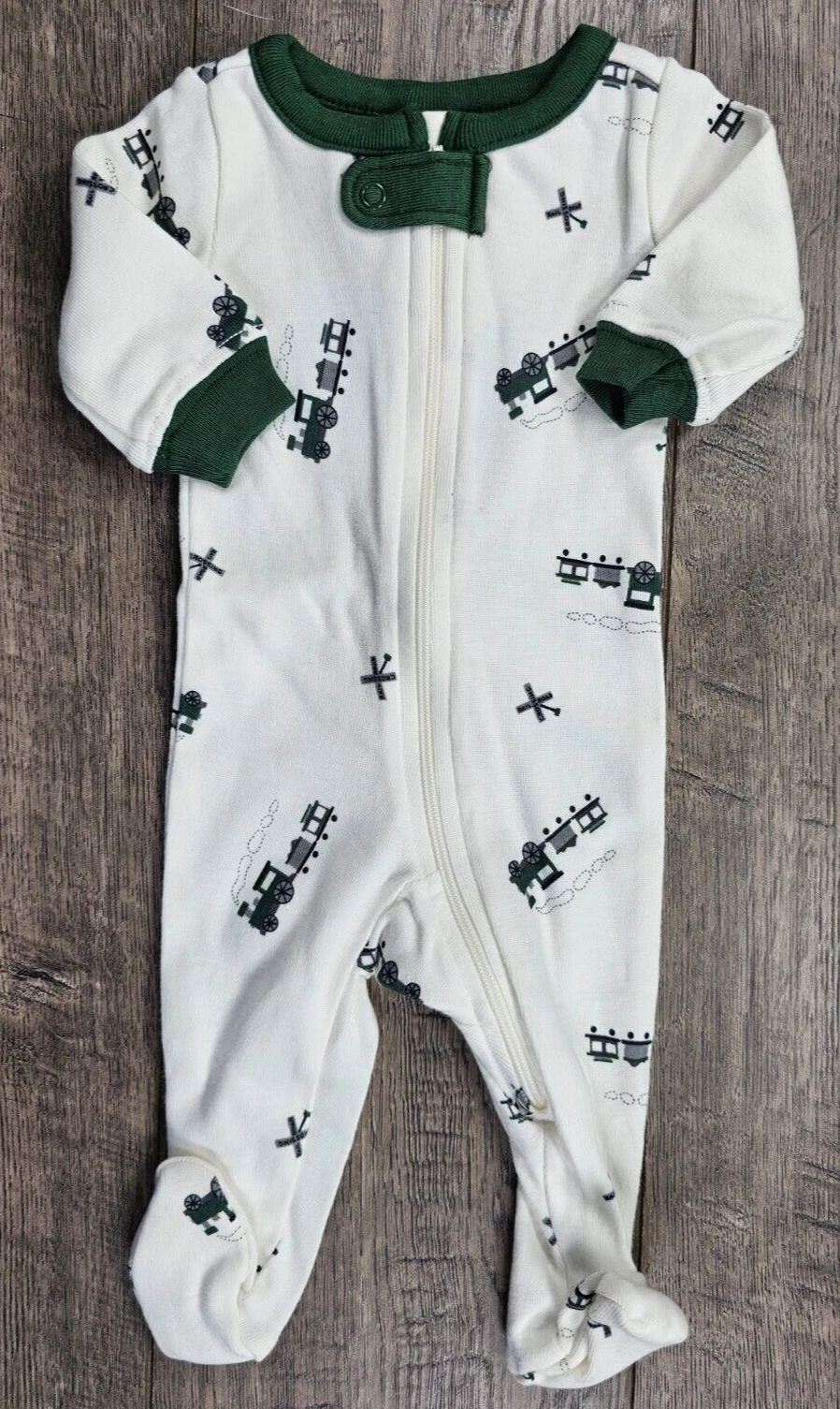 Baby Boy Clothes New Gymboree Preemie to 7lbs Train Footed Outfit