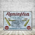 Remington Vintage Style Tin Metal Bar Sign Poster Man Cave Collectible New