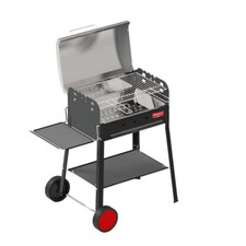 BARBECUE A CARBONELLA / LEGNA GRIGLIA CROMATA 56X35 FERRABOLI MOD. GARDA - 0152