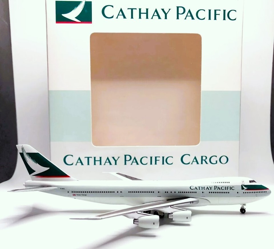 Aeroclassics Cathay Pacific Airways Boeing 747-200 B-HKG Diecast 1/400 ...