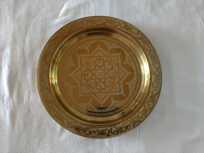 Plateau Marocain En Cuivre Ancien À VENDRE! - FR