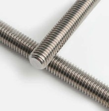 Threaded Bar Rod Stud Metric A4 316 Stainless Steel 1m