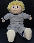 Vintage 1984 Cabbage Patch Kid Boy Blonde Hair Blue Eyes  Dimples