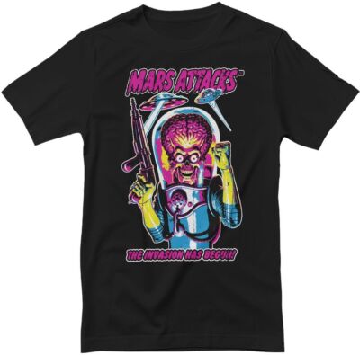 Mars Attacks The Invasion Has Begun T-Shirt TPS-1-MA004-H57-16