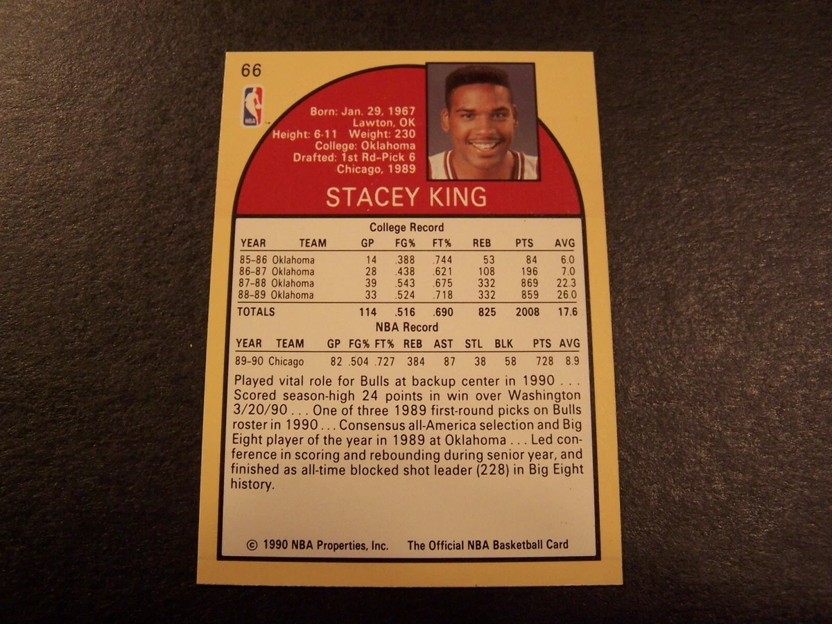 Stacey King RS, RC - Hoops- 1990/1991 NBA card 066