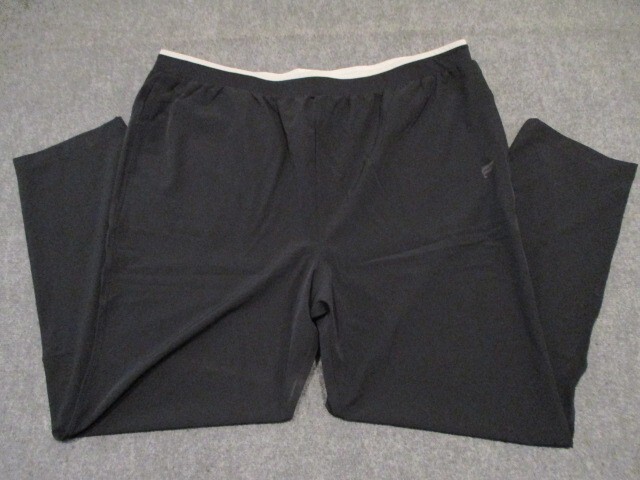Fabletics Mens 3X Black Stretch Fundamental Performance Casual Pants