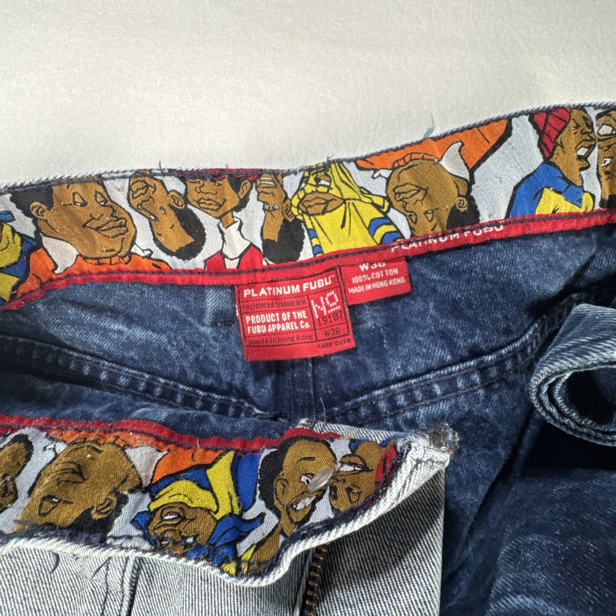 VTG FUBU Platinumfubu Jeans Mens 36x30 (act. 32x30) Fat VTG FUBU Platinumfubu Jeans Mens 36x30 (act. 32x30) Fat
