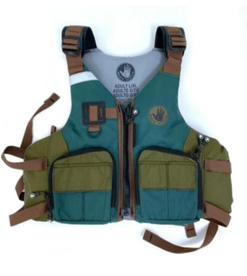 Body Glove Adult Fishing and Paddling Vest Size L/XL, Green