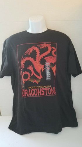 Game Of Thrones Adult Size XL House of Targalyen Dragonstone New With Tags - 第 1/5 張圖片