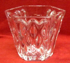VINTAGE ORREFORS WAVES WAVE BOWL CRYSTAL GLASS MID CENTURY MODERN ~ MOD ~ RETRO