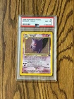 1999 Pokemon Fossil #5 Gengar - Holo PSA 8