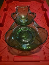 Vintage MCM Green Chip Dish