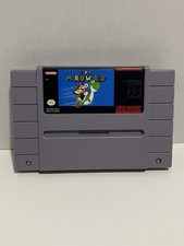 Super Mario World Super Nintendo 1992 SNES Authentic Tested Working Cartridge