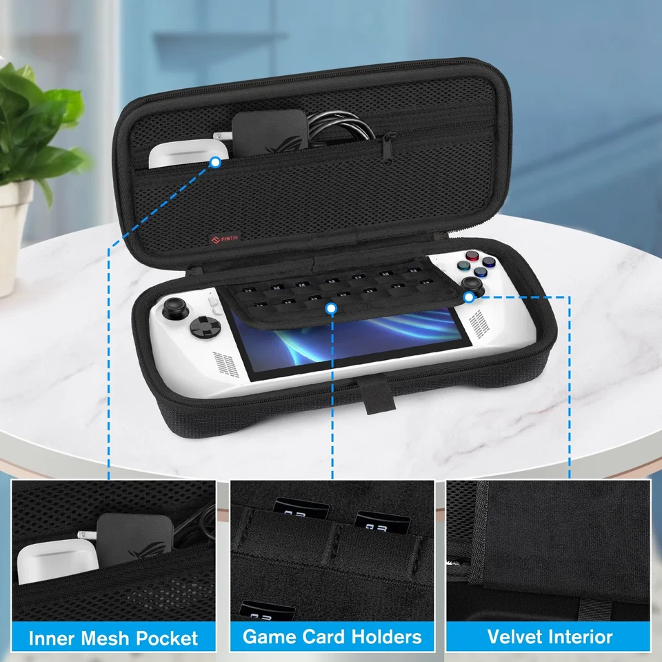 Carrying Case for ASUS ROG Ally 7" Gaming Handheld - [Shockproof] Hard Shell Pro - Image 2 of 4