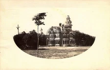 1922 Vaile Mansion Independence MO Missouri RPPC Photo Postcard COPY